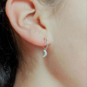 Aros Plata Mini Luna 2