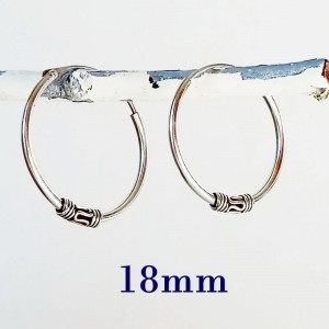 pendientes aro bali 18mm