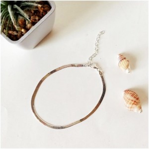 silver anklet bracelet