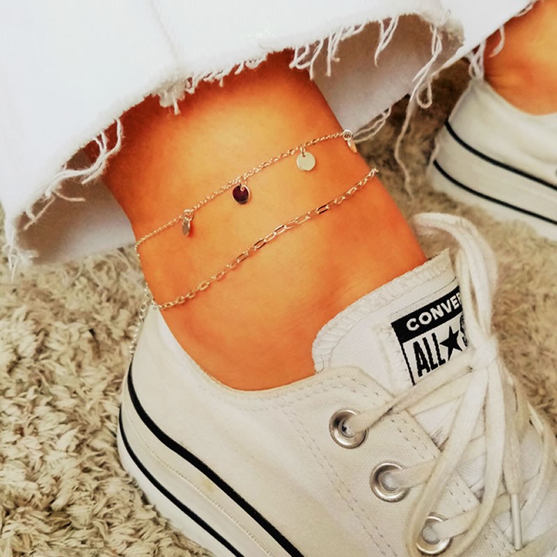 Youthful Silver Anklet