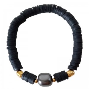 pulsera heishi perlas swarovsky 2