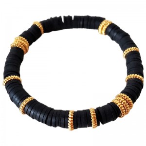 pulsera heishi negra babilonia