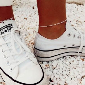 silver bead anklet 2