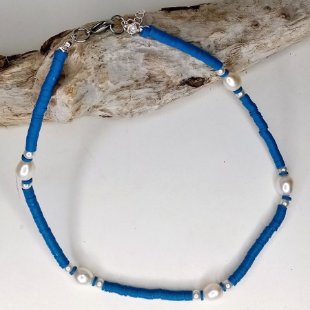 Heishi  Necklace Klein and River Pearls