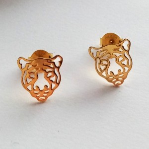 Pendientes Tigre Oro
