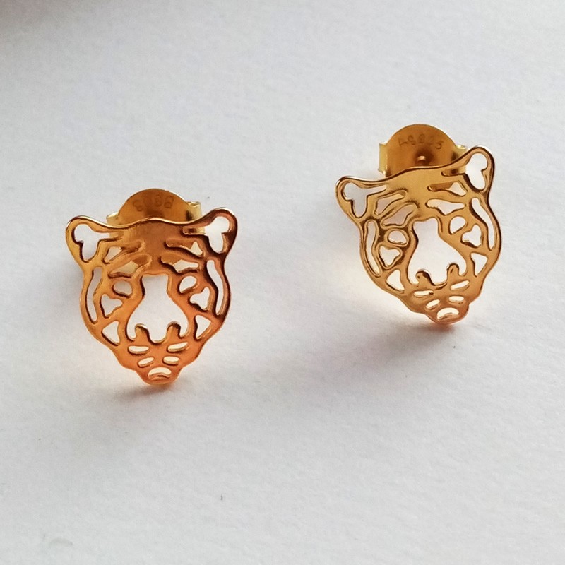 Pendientes Tigre Oro