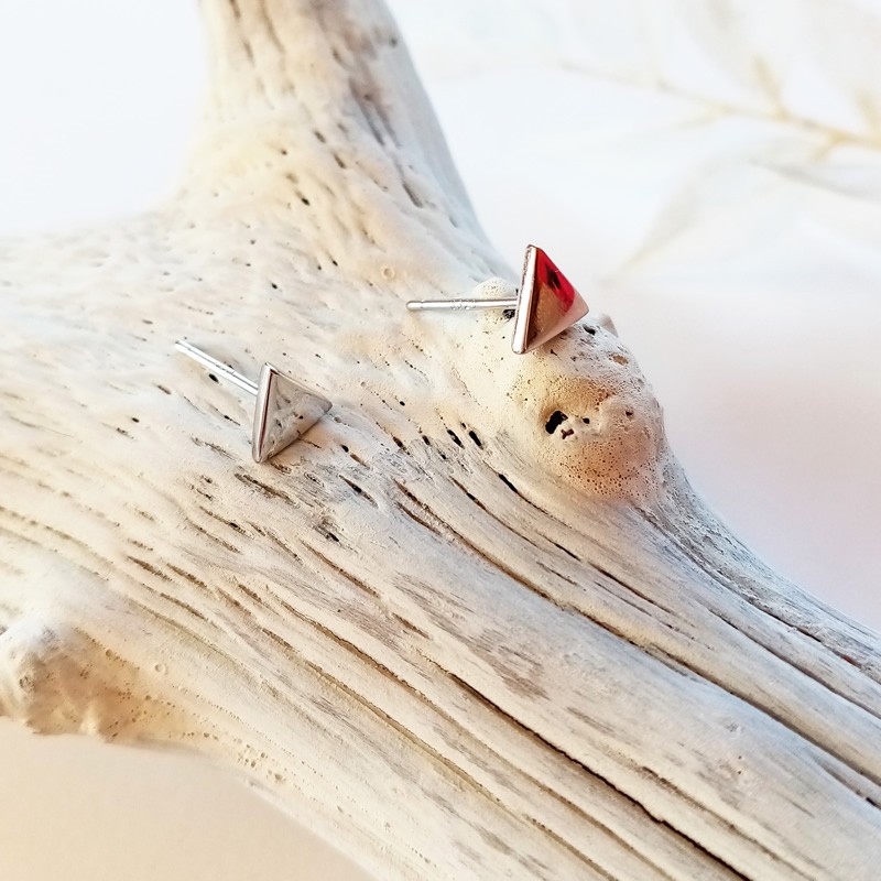 triangle earrings