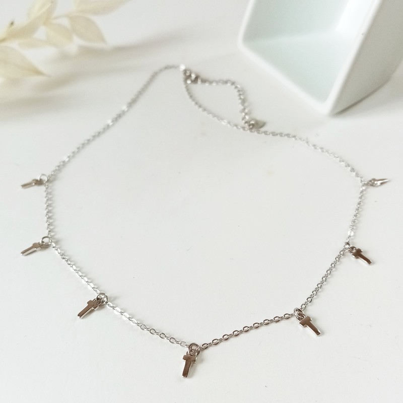 Collar de Cruces de Plata