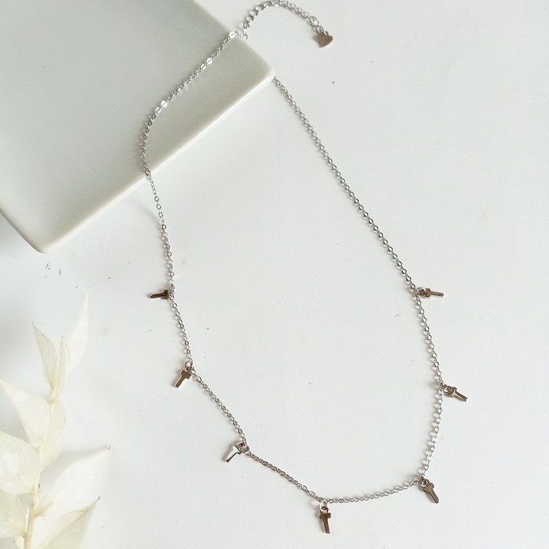 Collar de Cruces de Plata