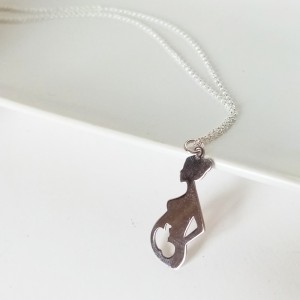 collar embarazada plata 2