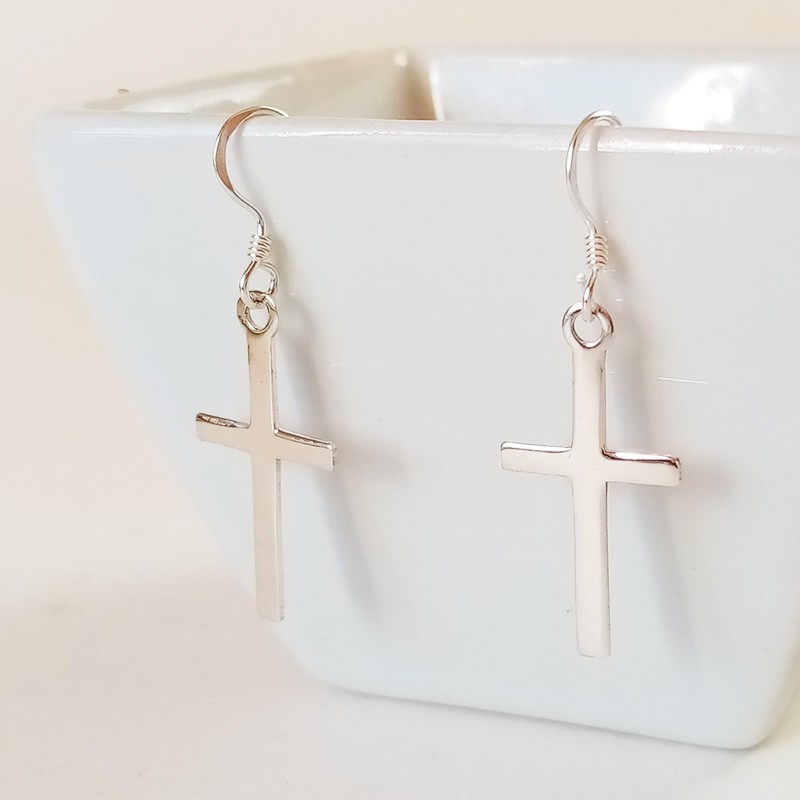 cross earrings