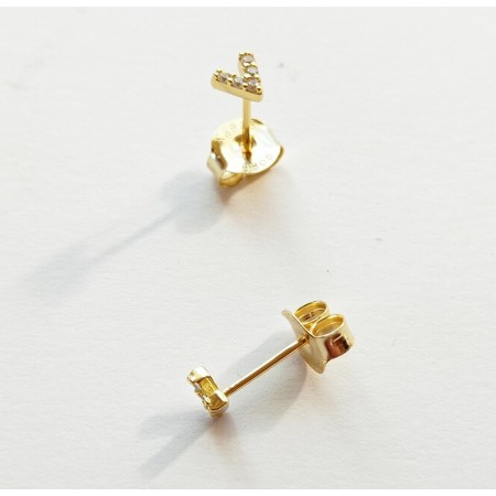 pendientes mini circonitas