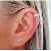 ear cuff plata cartilago