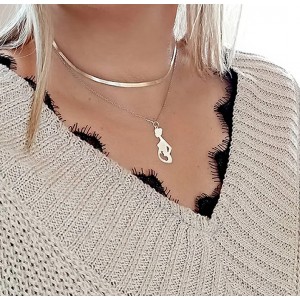 collar embarazada plata