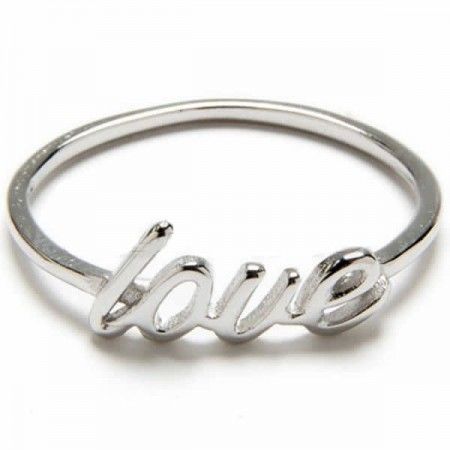 Anillo Love Plata