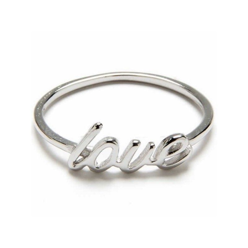 Anillo Love Plata