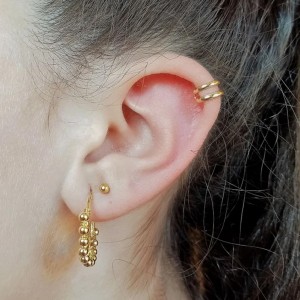 ear cuff oro 2