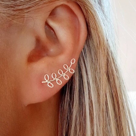 Tree Branch Climber Earrings