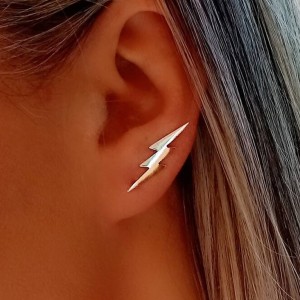Lightning Bolt Ear Climbers