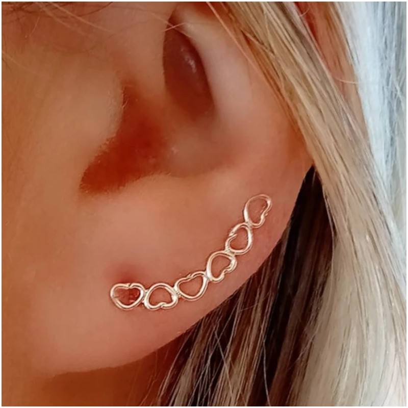 pendientes escaladores corazones