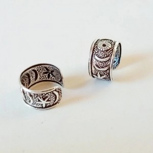 ear cuff lunas estrellas sol 2
