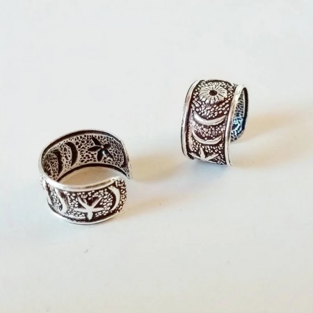 pendientes ear cuff universo