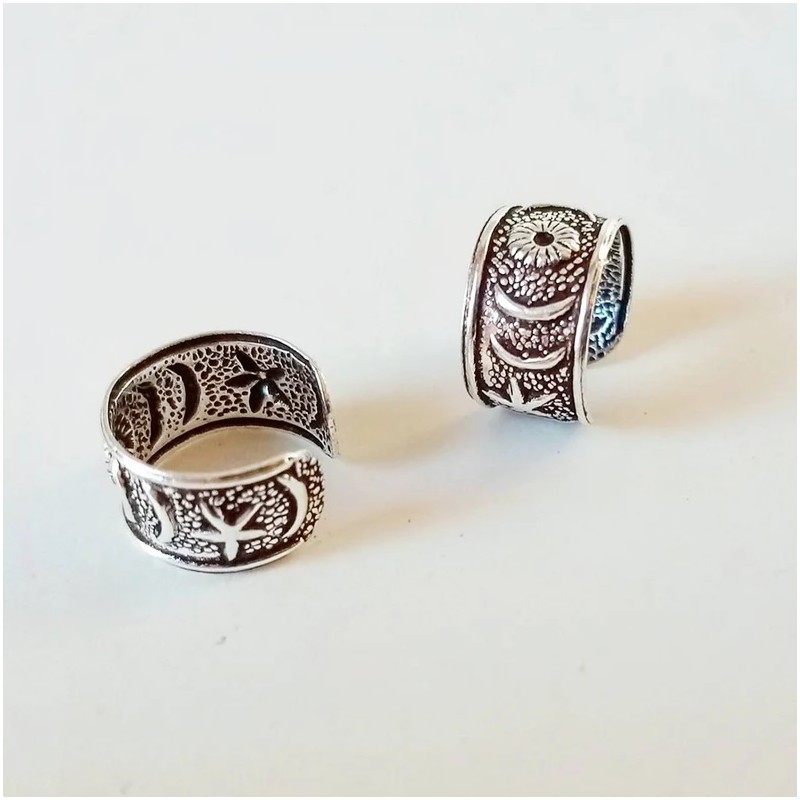 pendientes ear cuff universo