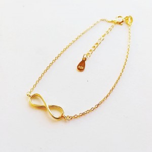 pulsera infinito oro 2