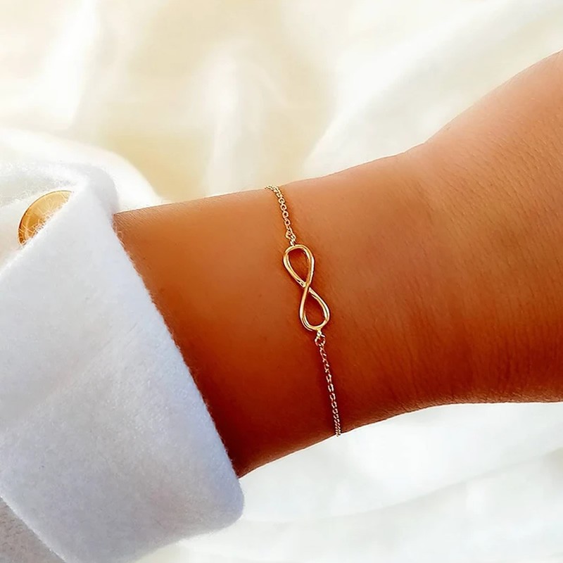 infinity bracelet gold