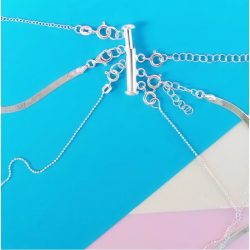 Elegant Sterling Silver Clasp for Triple Necklace Layering