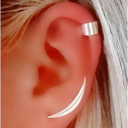 pendientes cartilago sin agujero