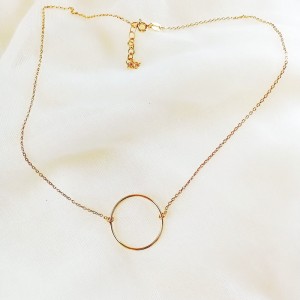 Minimalist Circle of Life Necklace 2