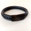 leather black bracelet