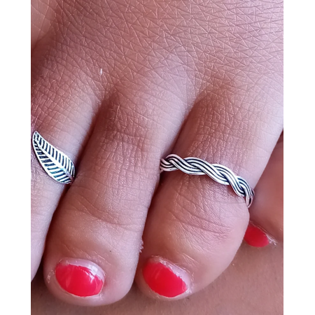 Hanami Toe Ring in 925 Sterling Silver