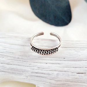 toe ring sterling silver 2