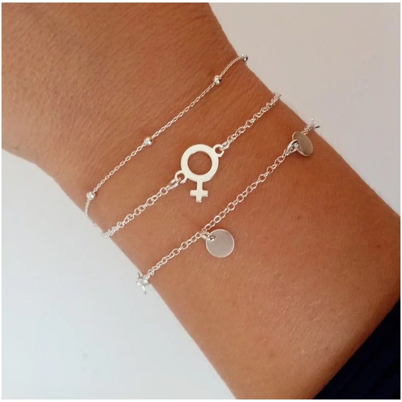 Female symbol bracelet