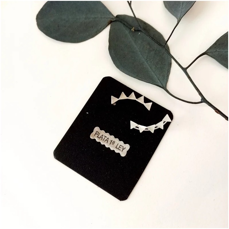 pendientes trepadores triangulos