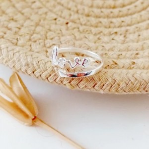 silver ring love