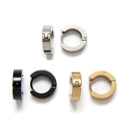 Pendientes aro acero inoxidable