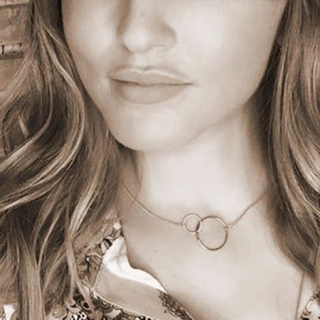 Gargantilla aros entrelazados