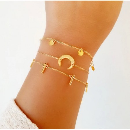 Pulsera Luna combinada