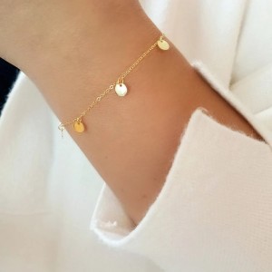 Mini coin golden bracelet 2