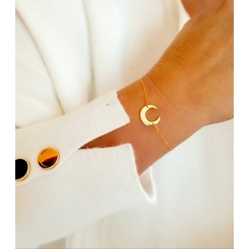 pulsera fase lunar oro
