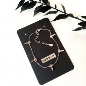 pulsera minimalista barritas plata 2