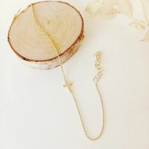 Pulsera Cruz Oro