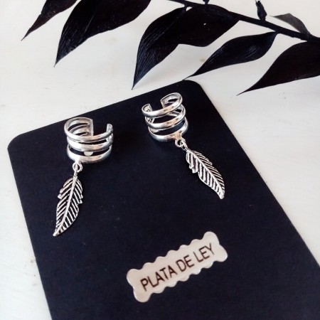 cartilago aros y pluma plata