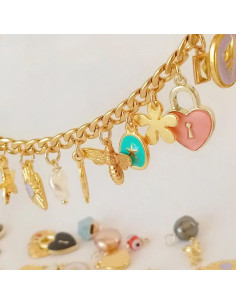 pulsera charms oro 2