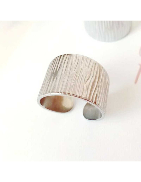 Anillo Aurora acero inoxidable