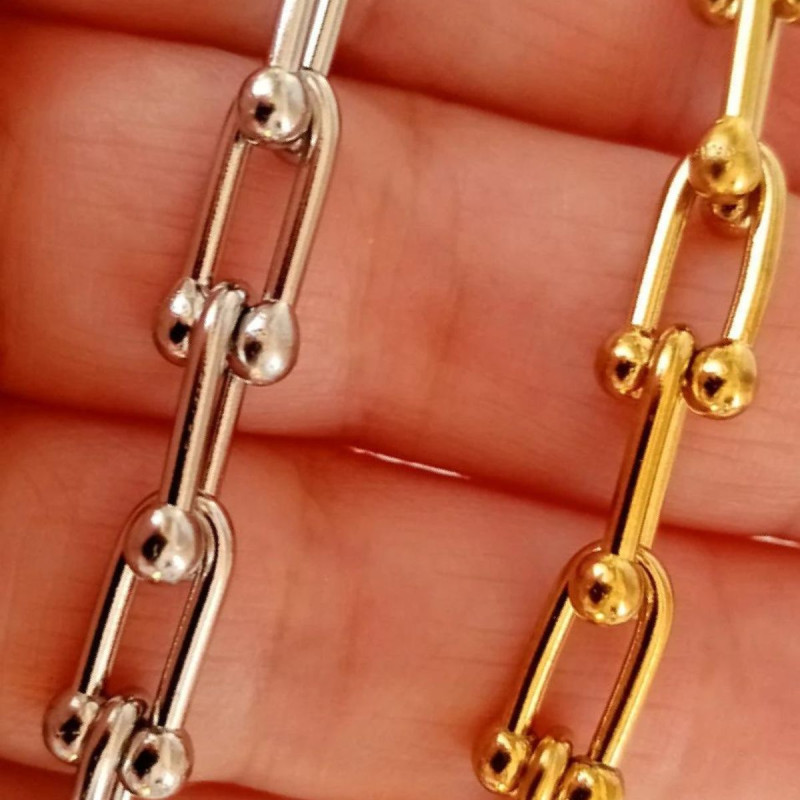 pulsera mujer eslabones herradura