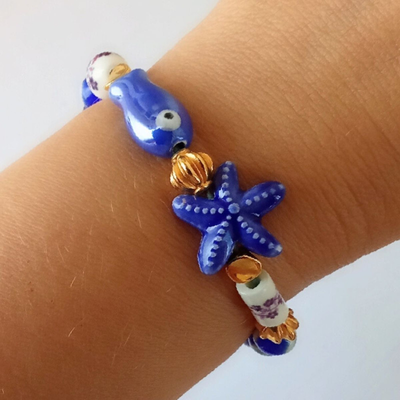 pulsera ajustable ojo turco Tulum Paradise